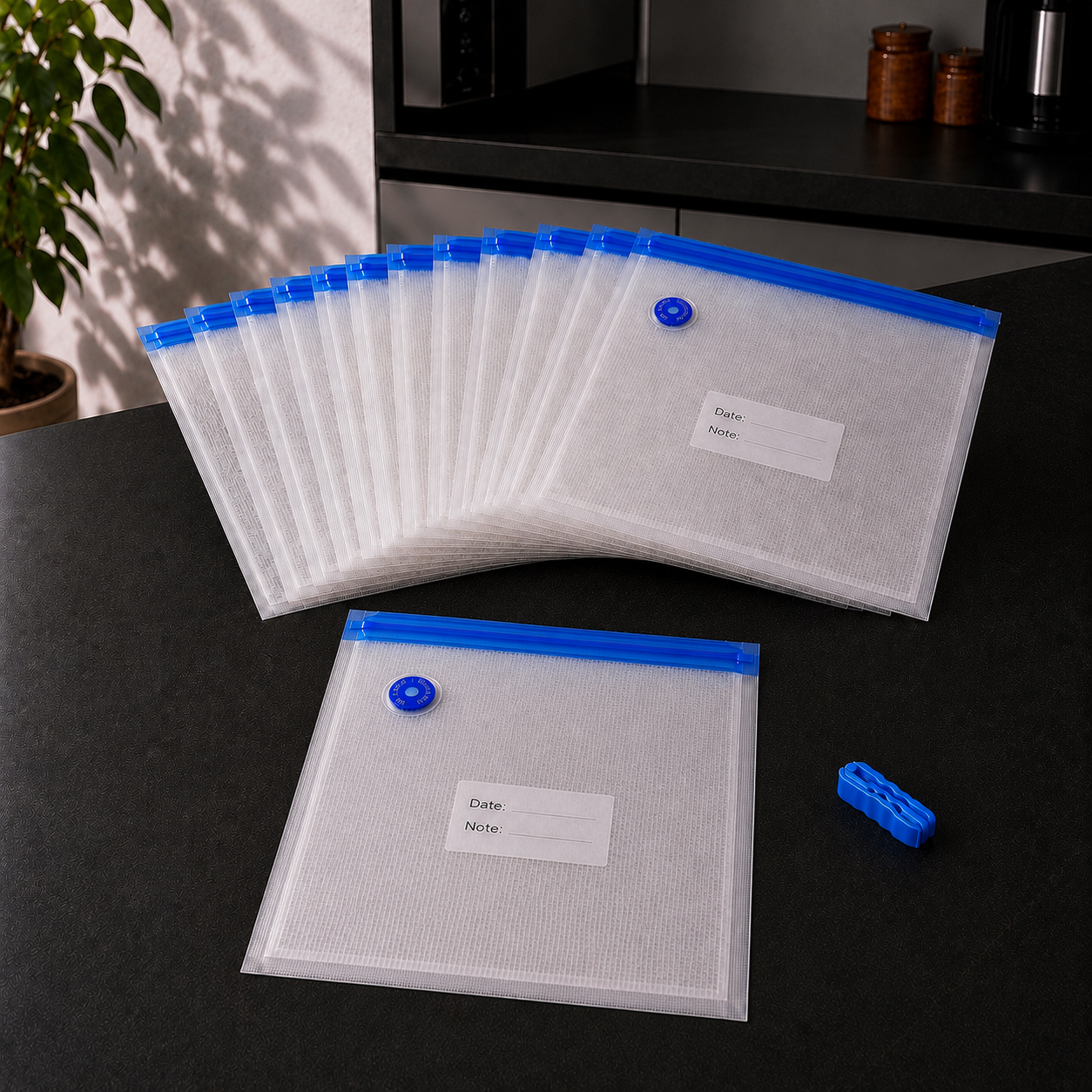 Reusable Zip Vacuum Bags 21x22 cm